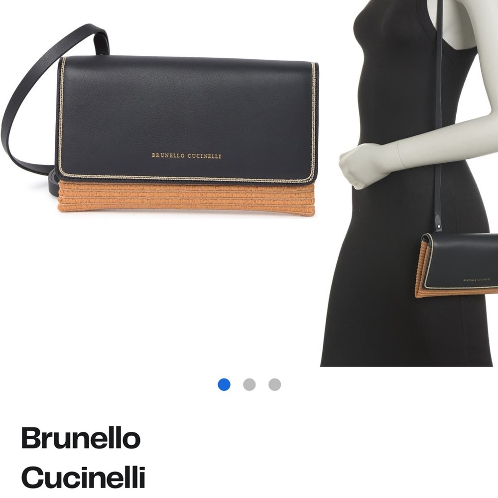 Brunello Cucinelli Rafia cross body